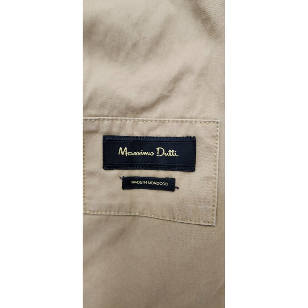Massimo Dutti Women’s Trench Coat With Belt Brown Size M - Picture 14 of 16